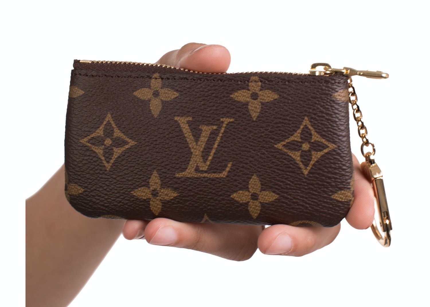 Nøgleringe Louis Vuitton Key Pouch Monogram Brown Brun | M62650, 1