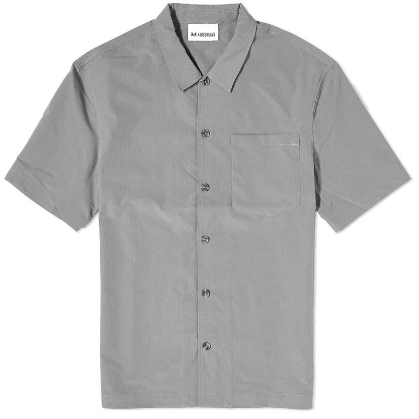 Skjorte Han Kjøbenhavn Han Kjobenhavn Ripstop Vacation Shirt Grå | M-132992-DGY