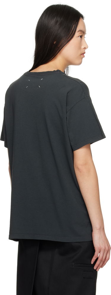 T-shirt Maison Margiela Maison Margiela Stamp Logo T-Shirt Sort | S51GC0534 S24575, 2