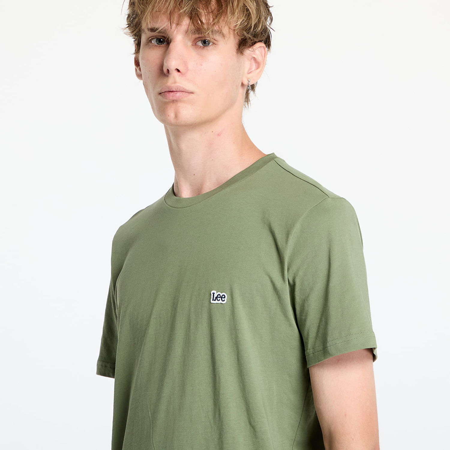 T-shirt Lee Ss Patch Logo Tee Mercantile Green Grøn | 112355586, 1