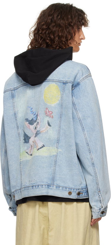 Jakke We11done We11done Monster Pony Denim Jacket Blå | WD-DJ3-24-317-U-BL, 2