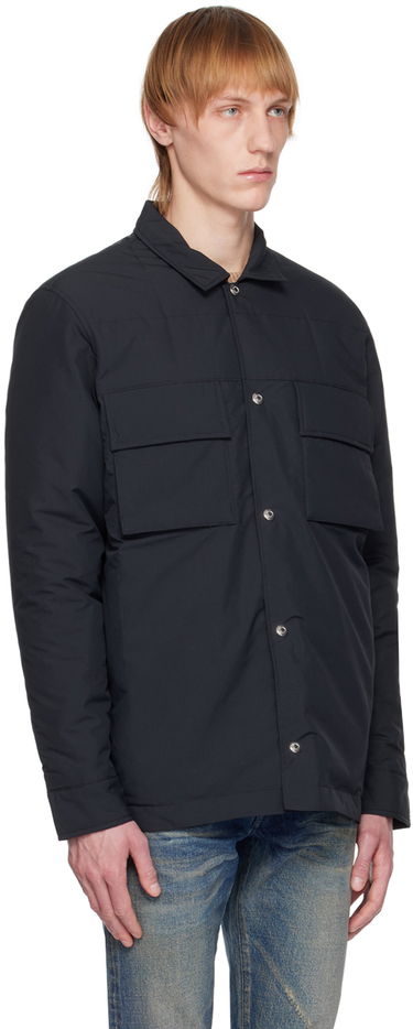 Skjorte Paul Smith Paul Smith Wadded Overshirt Sort | M1R-631X-J01777, 1