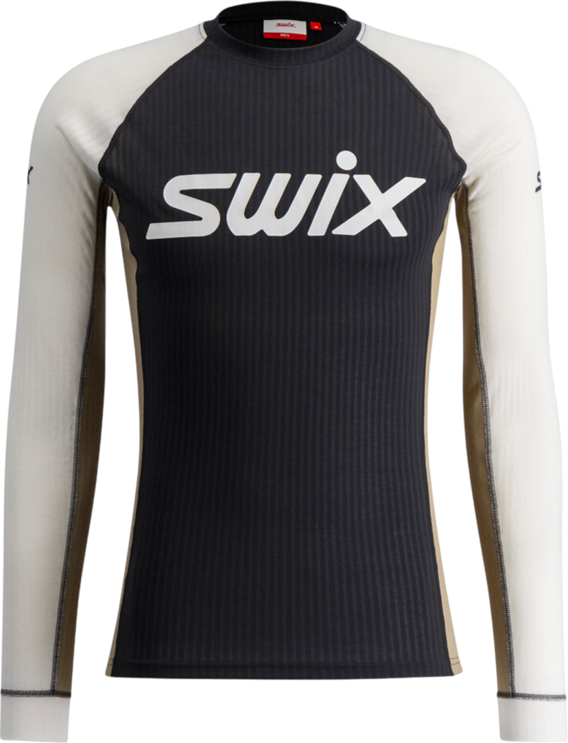T-shirt SWIX Long-Sleeved Ribbed Top RaceX Classic Sort | 10115-23-94600