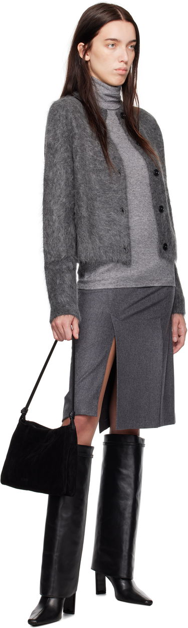 Sweater Loulou de Saison Loulou de Saison Arsen Cardigan Grå | ARSEN, 3
