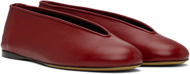 Kjole Moschino Moschino Duck Nappa Ballerina Flats Rød | MA11010C1M MA0 500, 3