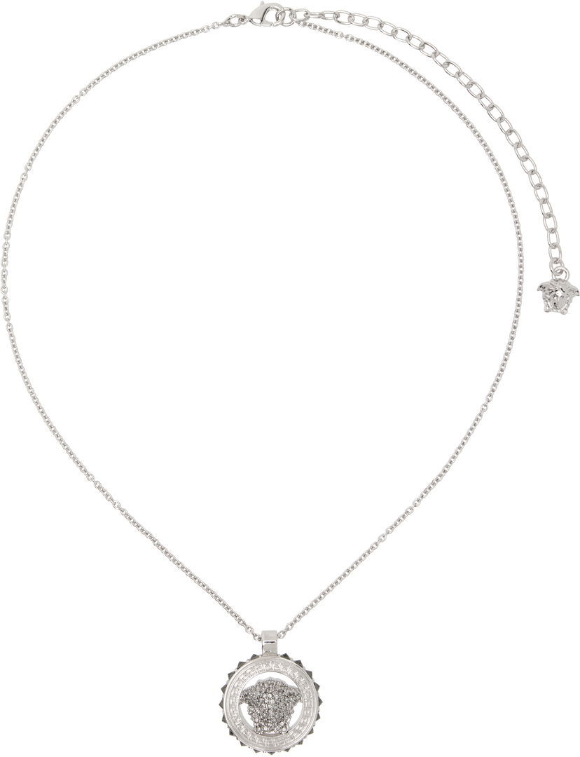 Halskæde Versace Versace Crystal Medusa '95 Pendant Necklace Metalisk | 1017809_1A00621