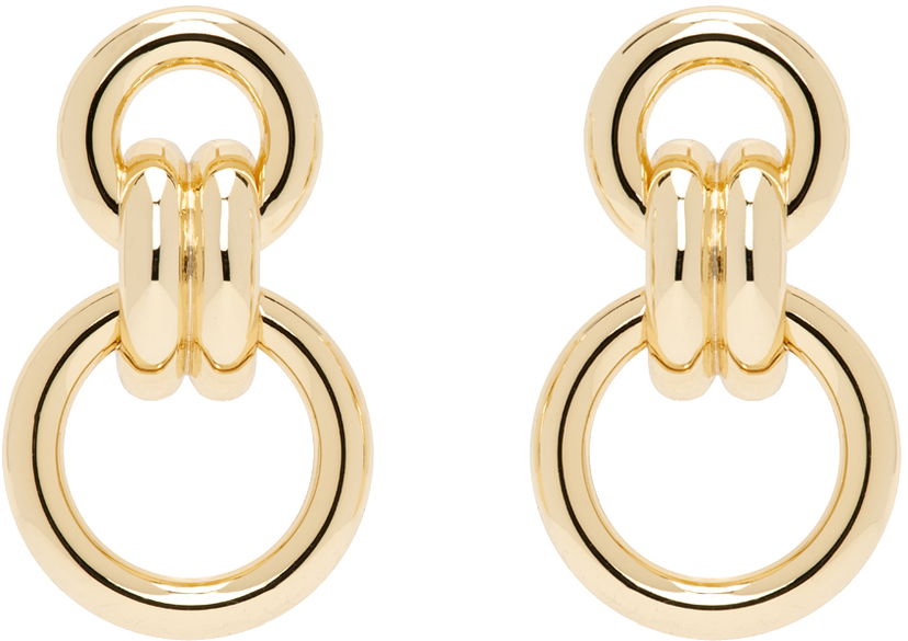 Øreringe Anine Bing Anine Bing Round Link Drop Earrings Metalisk | A-15-3405-GLD1
