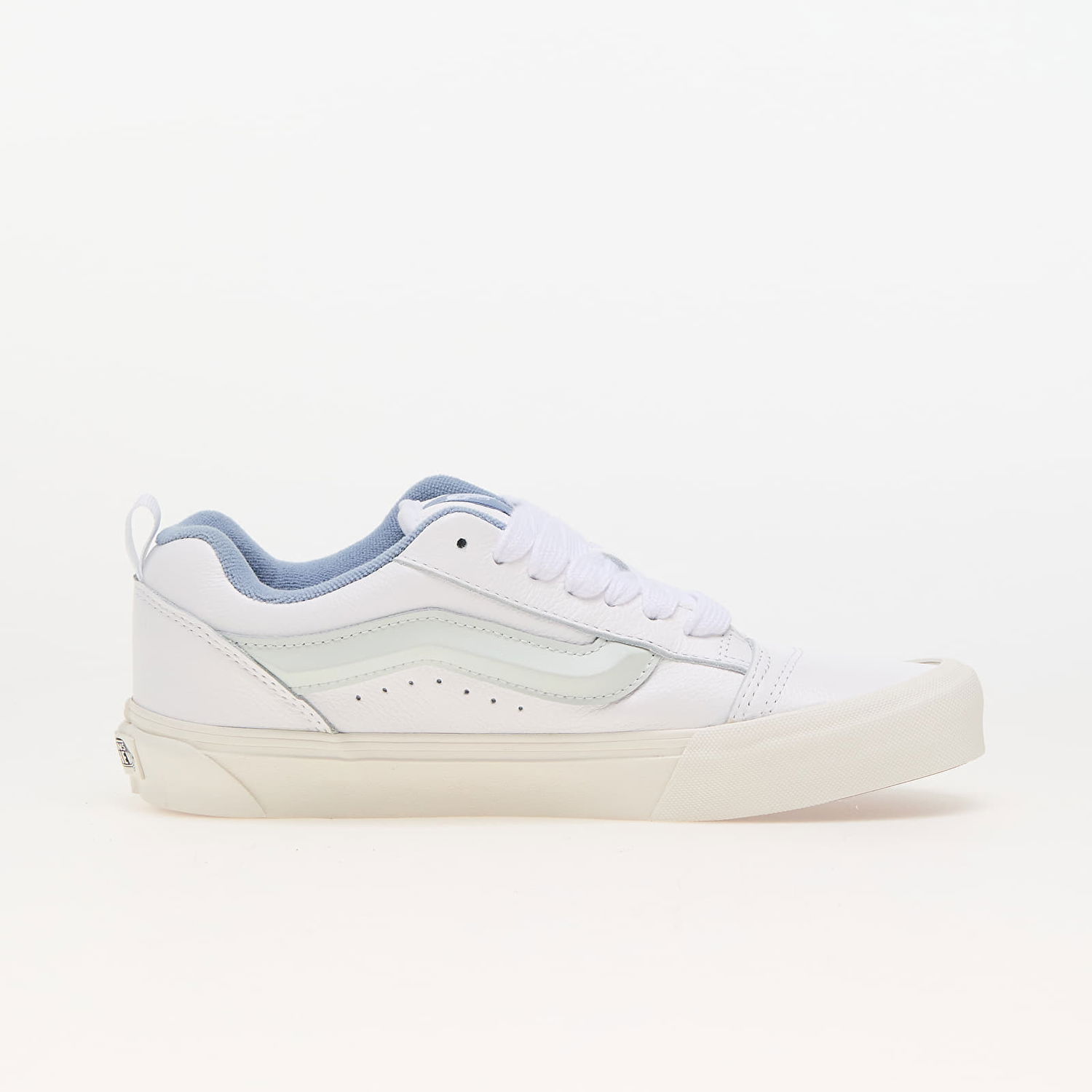 Sneakers og sko Vans Knu Skool Premium Leather Dusty Blue Hvid | VN0009QCDSB1, 1