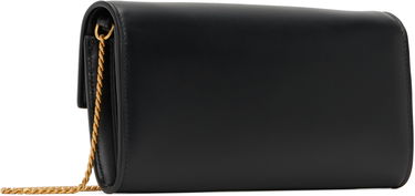Tegnebog Balmain Balmain B-Buzz Leather Wallet on Chain Sort | DN1ON197LAVE, 2