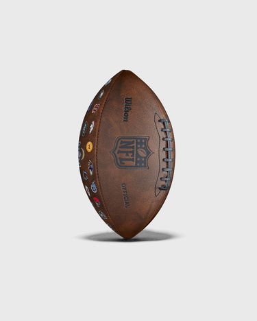 Sportsudstyr Wilson Tennis NFL Throwback 32 Team Logo Football Brun | WTF1758XBNF32, 0