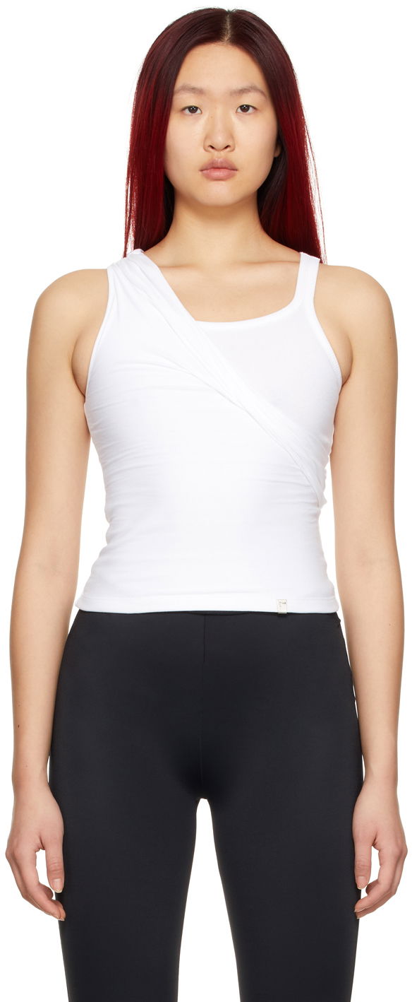 Tanktop 1017 ALYX 9SM Twist Detail Tank Top Hvid | AAWSH0147FA02.S22