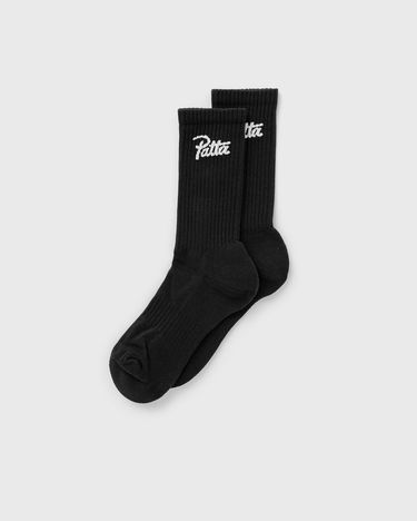 Sokker Patta Script Logo Sport Socks 2-Pack Sort | POC-BS24-2020-396-0251-001, 3