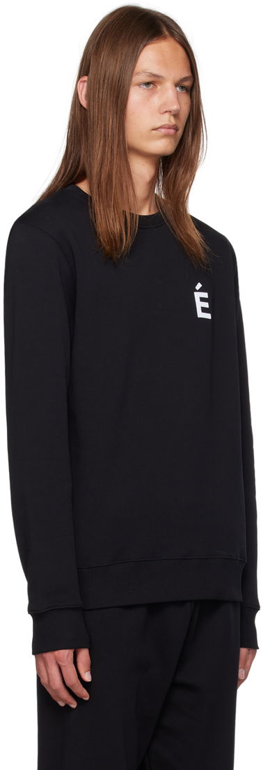 Sweatshirt Études Black Sweatshirt With Logo Sort | C00ME203A01599, 4
