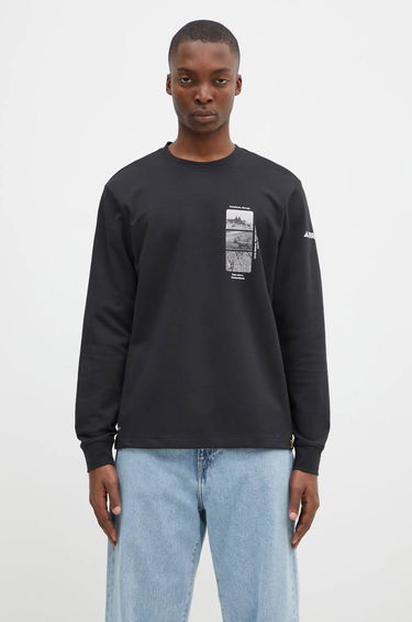 T-shirt adidas Originals National Geographic Unitefit GFX Long Sleeve T-Shirt Sort | IX5613, 0