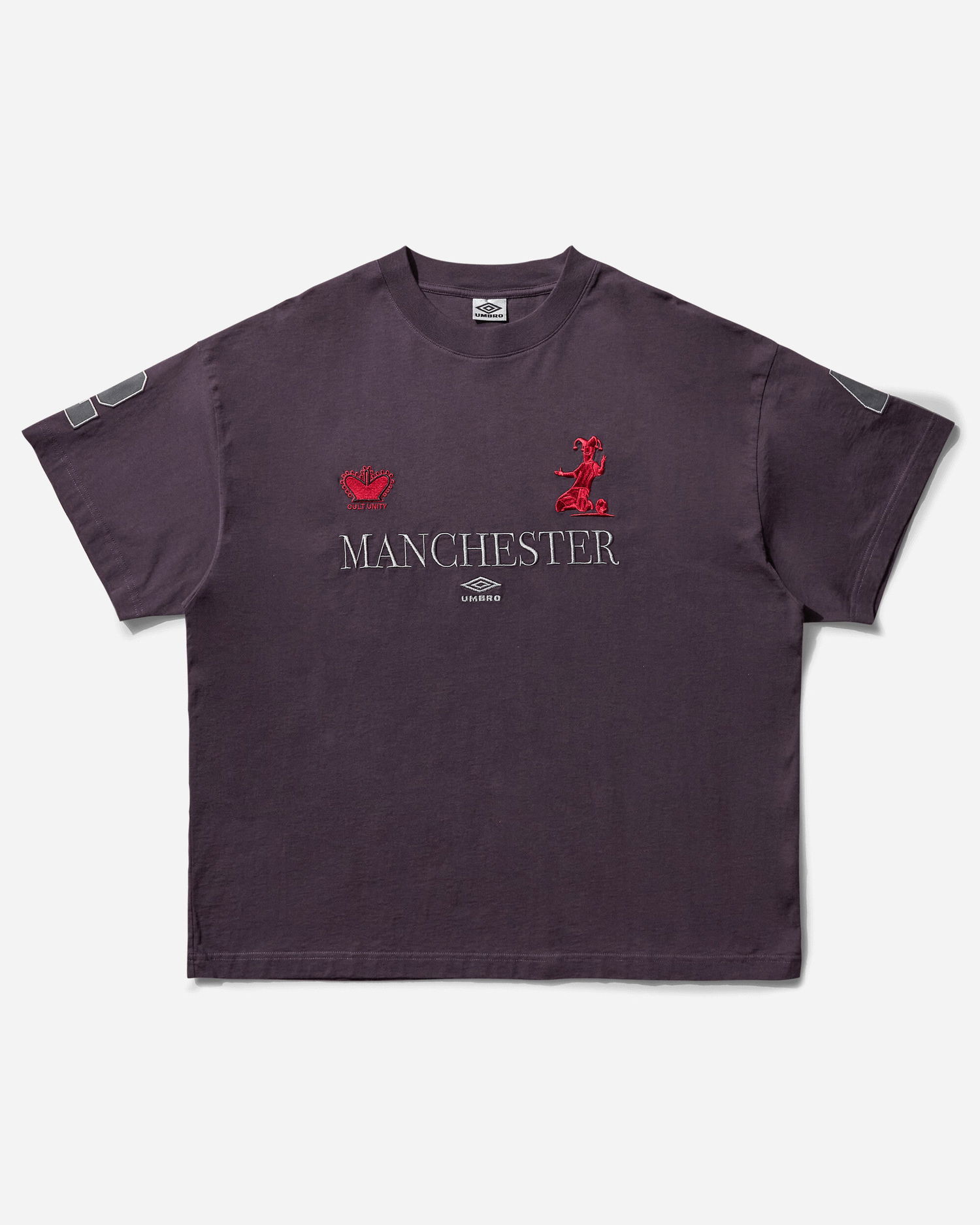 T-shirt Umbro Manchester Embroidered Crown and Jester T-Shirt Lilla | UBMW0397JY121 PLE0003, 0