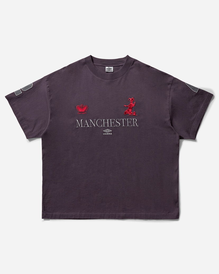T-shirt Umbro Manchester Embroidered Crown and Jester T-Shirt Lilla | UBMW0397JY121 PLE0003