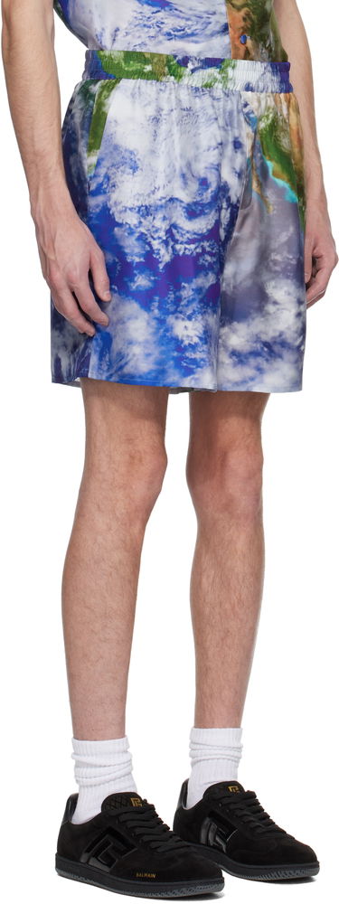 Shorts Balmain Balmain Earth Print Shorts Flerfarvet | EH0PA145SE89, 1