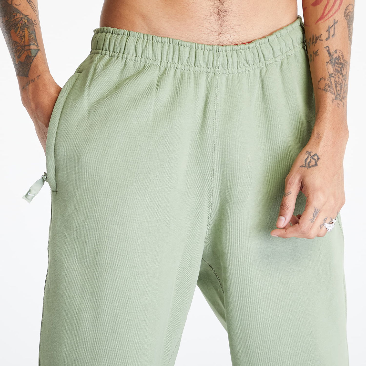 Joggingbukser Nike Lab Solo Swoosh Fleece Pants Grøn | DX1364-386, 1