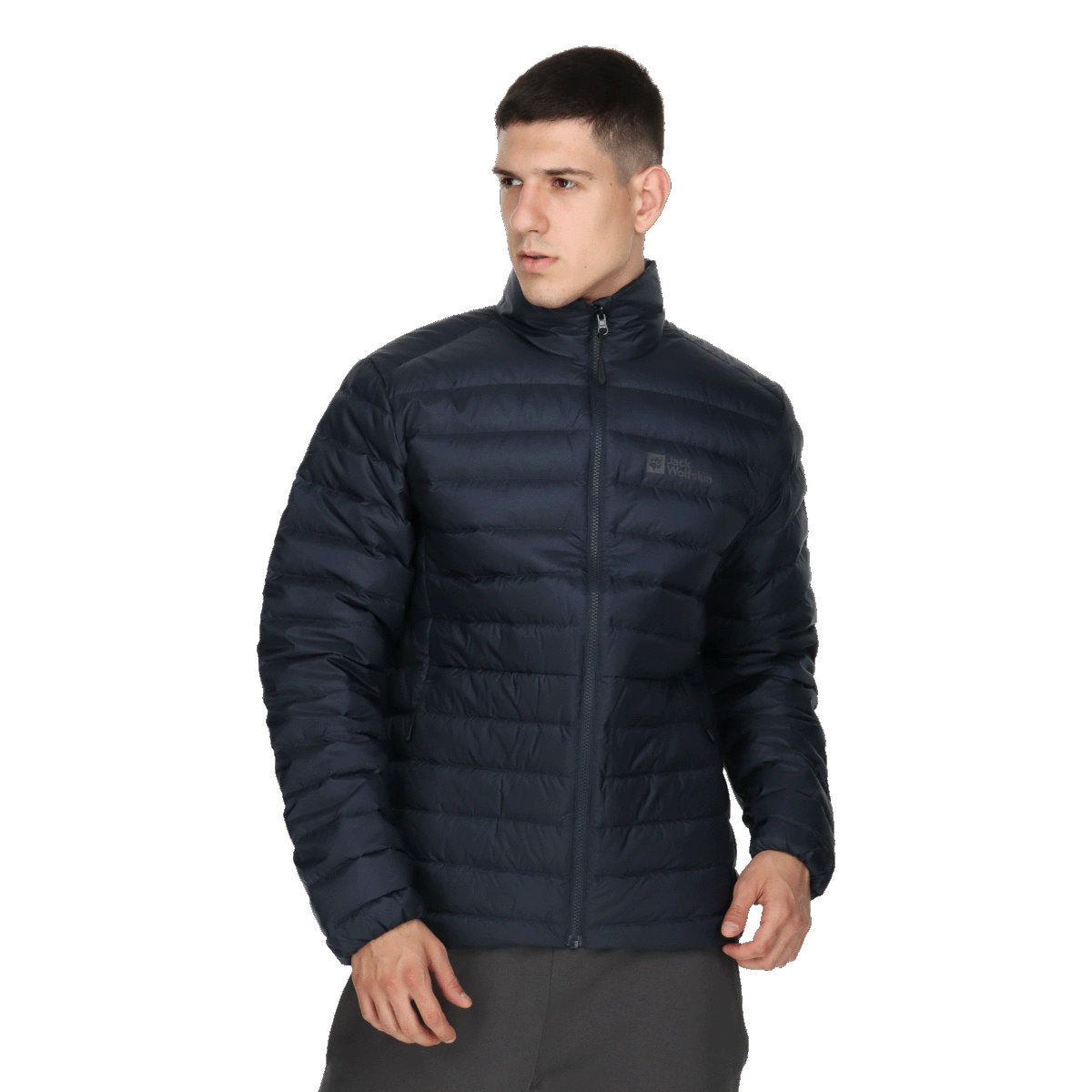 Puffer jakke Jack Wolfskin Puffer Jacket PILVI Mørkeblå | 1207701-1010, 0