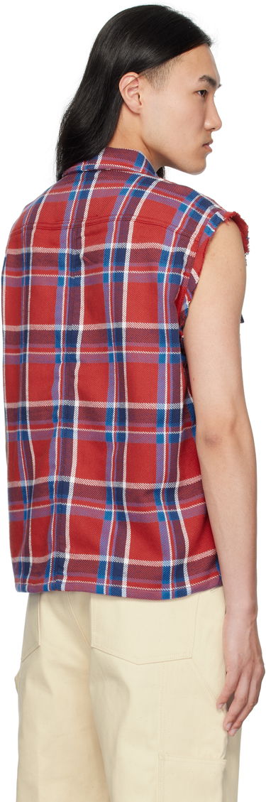 Vest Rick Owens Rick Owens DRKSHDW Hollywood Cropped Vest Rød | DL01E6298 HCPJP, 2