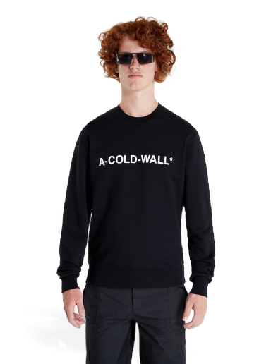 Sweatshirt A-COLD-WALL* Essential Logo Crewneck Sort | ACWMW082 Black