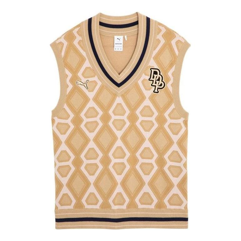 Vest Puma Dapper Dan Knit Vest Beige | 539803-89