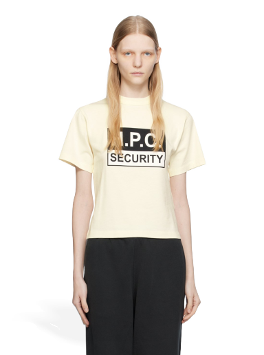 T-shirt HERON PRESTON 'H.P.C. Security' T-Shirt Hvid | HWAA032F23JER0060410