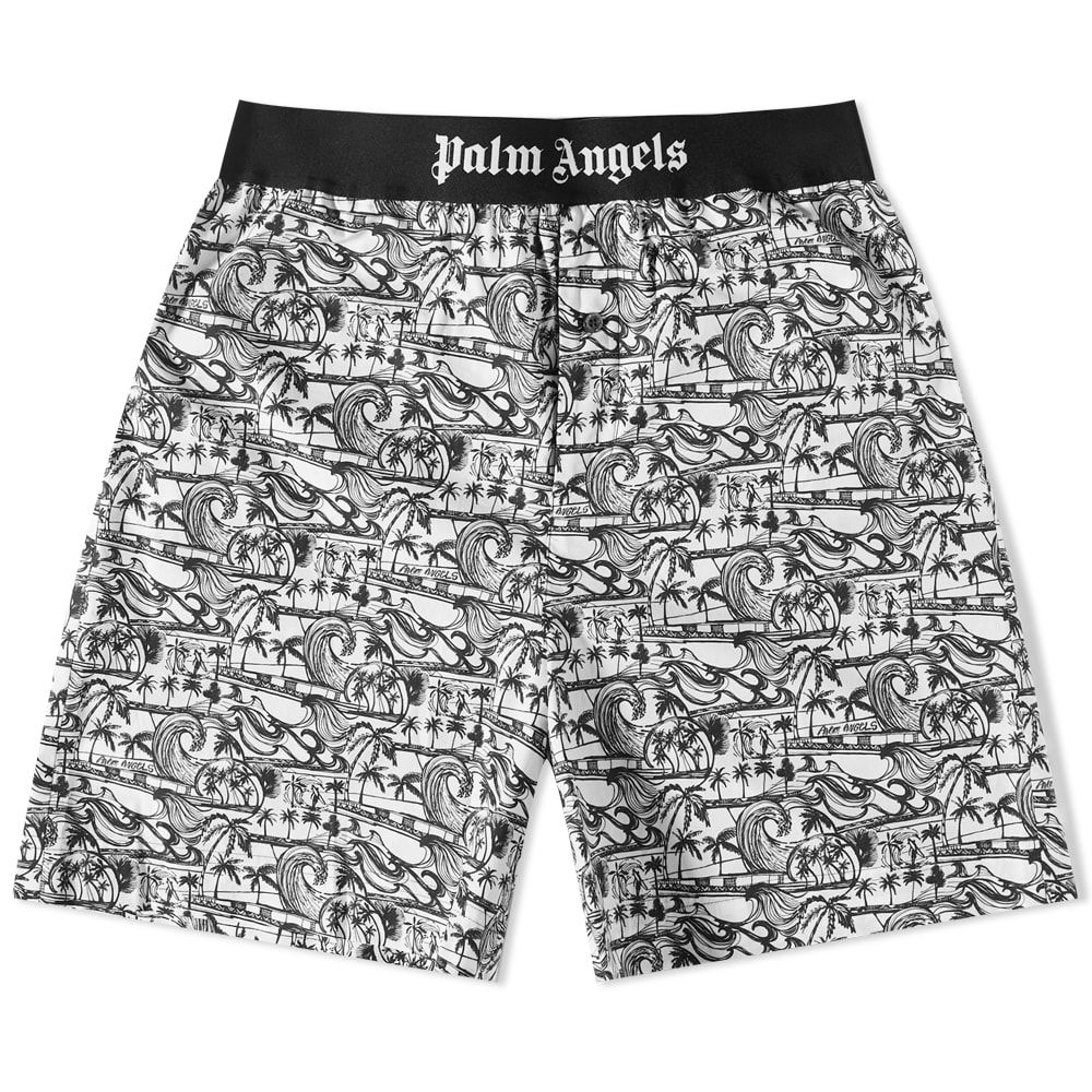 Shorts Palm Angels Waves Easy Short Flerfarvet | PMCB044S23FAB0040110, 0