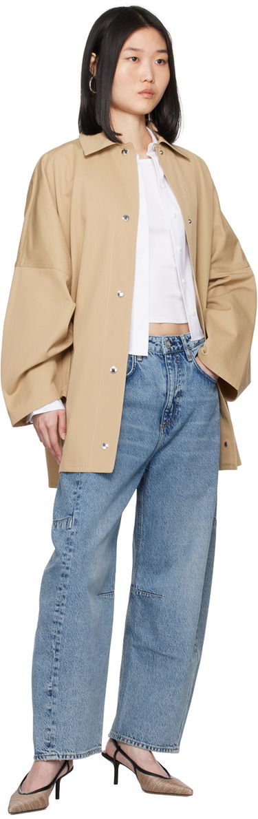 Skjorte rag & bone Rag & Bone Martha Cropped Shirt Hvid | WAW24PA0024602, 3