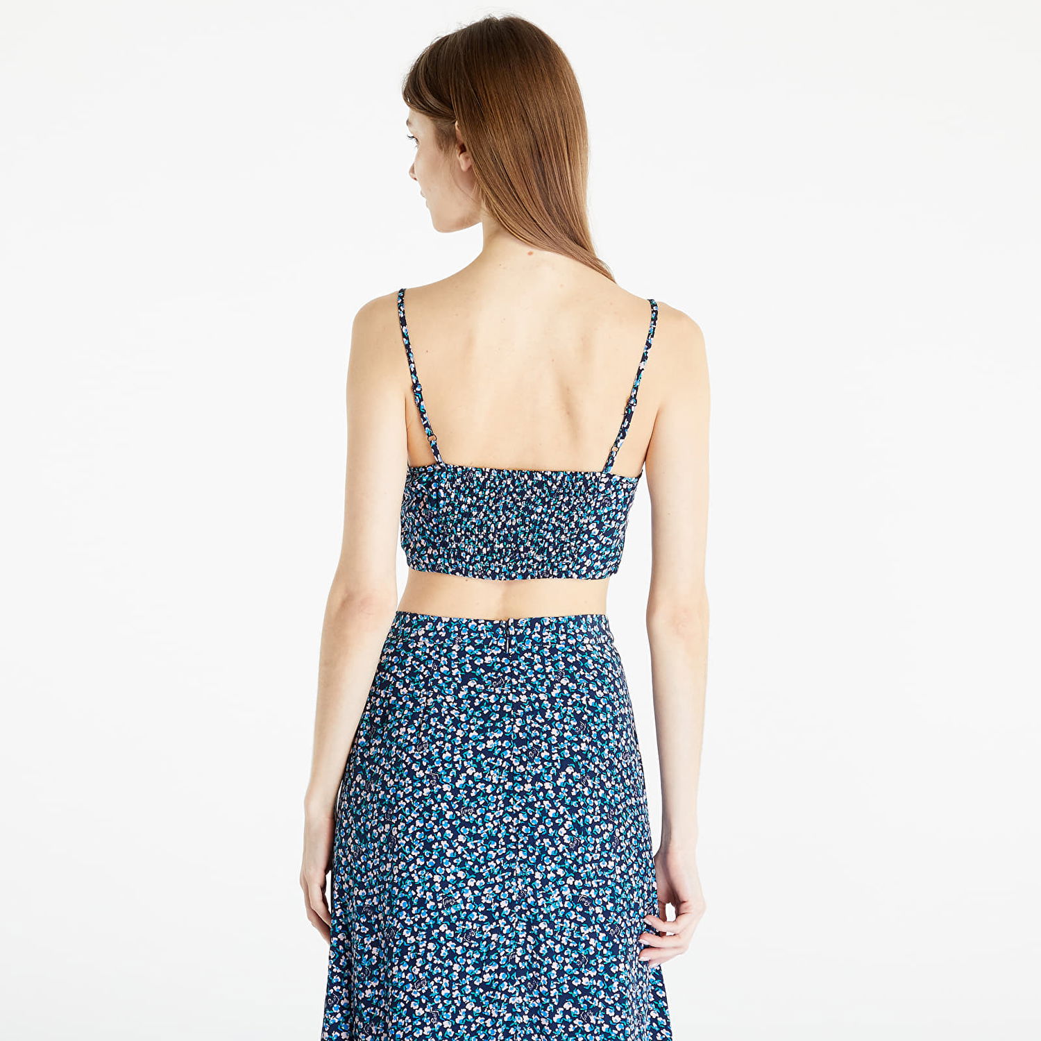 Tanktop Tommy Hilfiger Ditsy Floral Lace Cami Top Blå | DW0DW15215 0G1, 1
