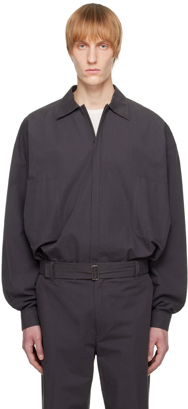 Jumpsuit The Row Zippered Long Sleeve Jacket Grå | 450-W2384