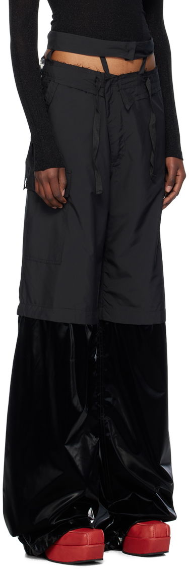 Cargo bukser Ottolinger Ottolinger Baggy Cargo Pants Sort | 1060801921, 3