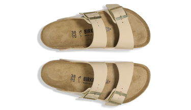 Sneakers og sko Birkenstock Arizona Birko-Flor Patent Regular Fit Sandal Beige | 1013069, 4