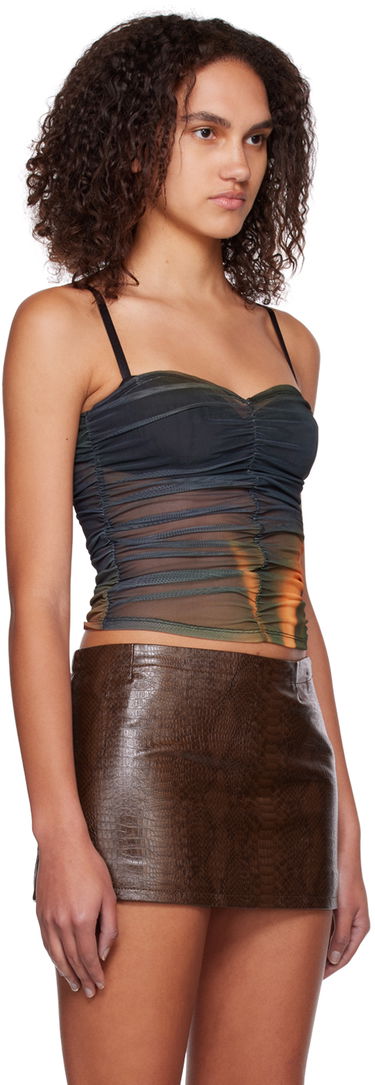 Tanktop Miaou Miaou Renzo Ruched Mesh Tube Top Flerfarvet | 7064PM1AUR, 1