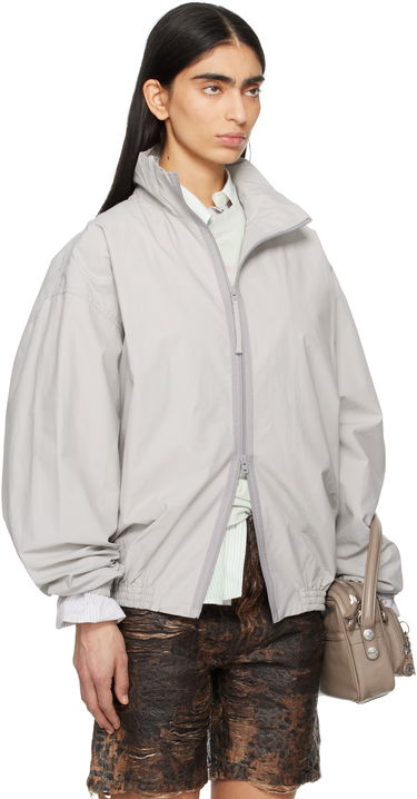 Vindjakke Acne Studios Acne Studios Logo Zip Up Jacket Grå | B90800-, 1