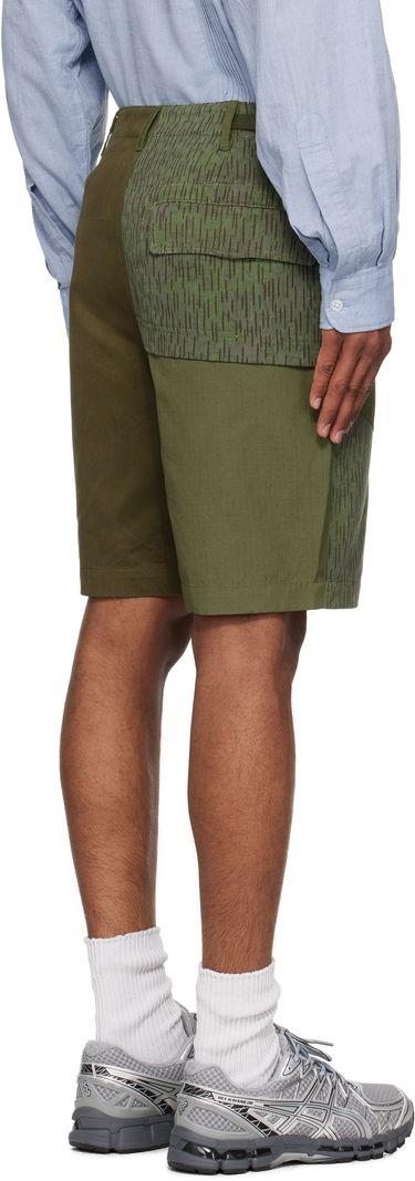 Shorts Maharishi Maharishi Upcycled Fixed Deck Shorts Grøn | 6086, 2