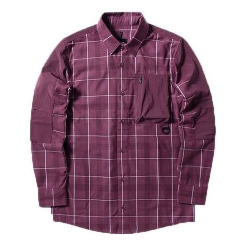 Skjorte The North Face Exploration Plaid Shirt Lilla | 3V2B-D4S, 0