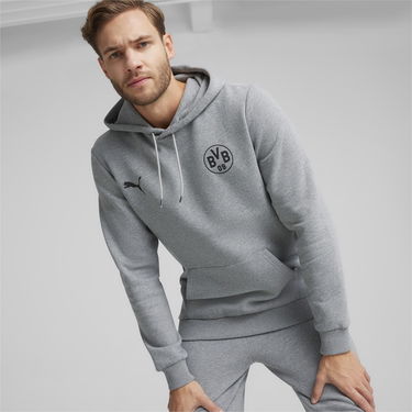 Sweatshirt Puma BVB ESS Hoodie FL Grå | 775994-08, 2