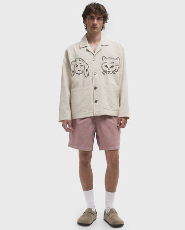 Jakke OBEY Shirt Jacket Beige | 121160065-ERT, 2