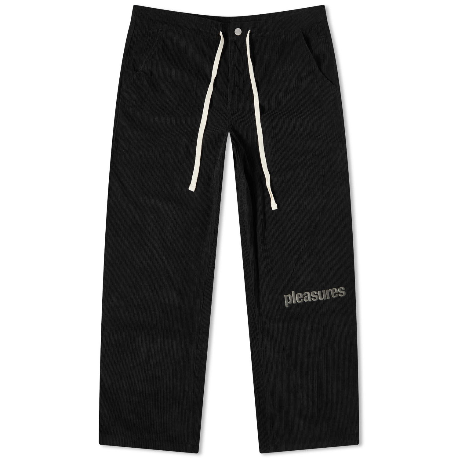 Bukser Pleasures Levy Corduroy Wide Pants Sort | P23F016-BLK, 0