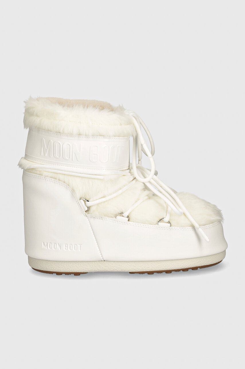 Sneakers og sko Moon Boot MB ICON LOW FAUX FUR Boots Hvid | 80D1409390.A002, 1