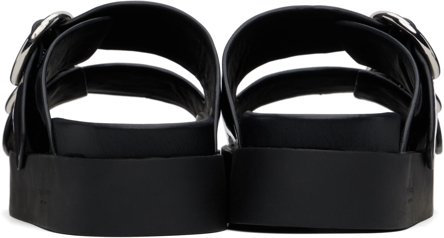 Tøj rag & bone Rag & Bone Geo Platform Sandals Sort | WFF24HF1002PA02, 1