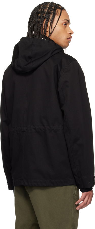 Parka Stone Island Stone Island Field Raso Gommato 3L Jacket Sort | K1S15 4100064 S0034, 2