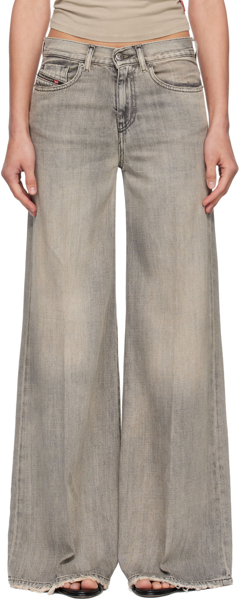 Jeans Diesel Flare 1978 D-Akemi Jeans Grå | A03624 068RU