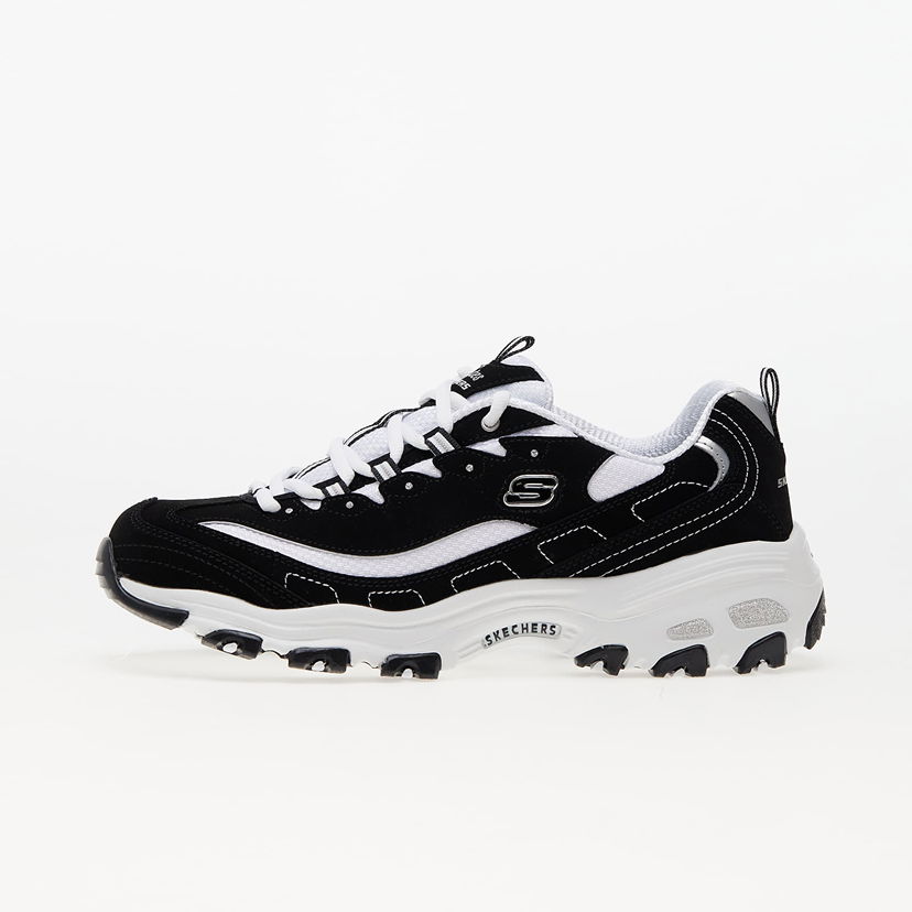 Sneakers og sko Skechers D'Lites Black/ White Sort | 11930 BKW