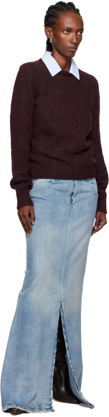 Sweater Maison Margiela Maison Margiela Crewneck Sweater Bourgogne | S51HL0026 M13154, 3