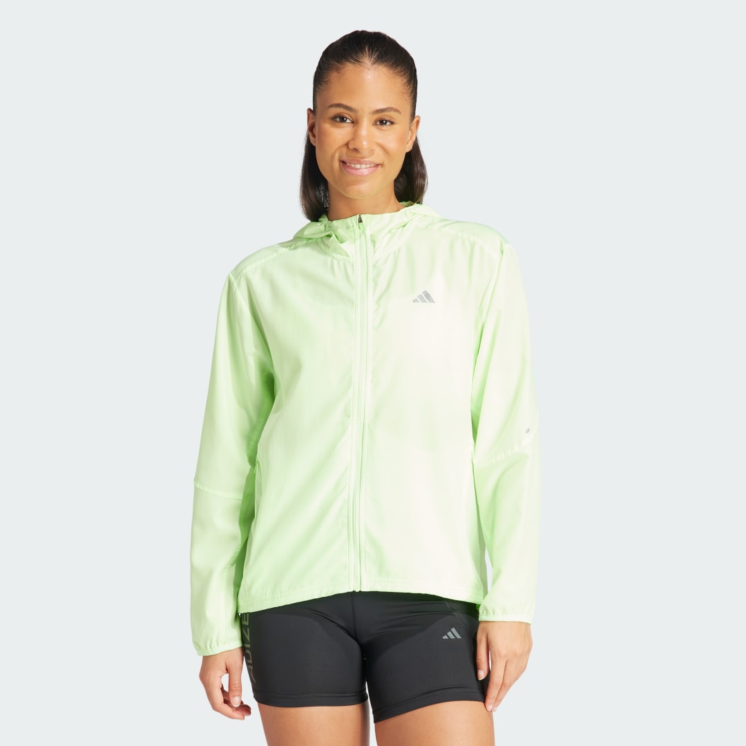 Jakke adidas Performance Run It Jacket Grøn | IN0130, 1