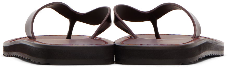 Tøj The Row The Row City Sandals Bourgogne | F1388-L60, 1