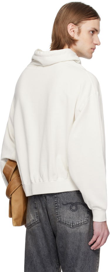 Sweatshirt R13 R13 Funnel Neck Cropped Popover Sweatshirt Hvid | R13MK255-K001B, 2