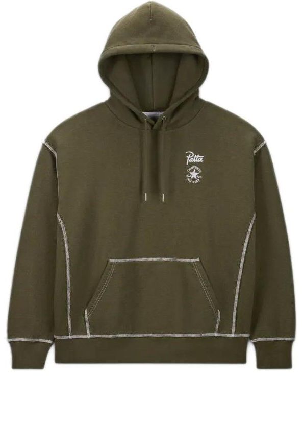 Sweatshirt Converse Patta Gold Standard Hoodie Grøn | 10026928-316